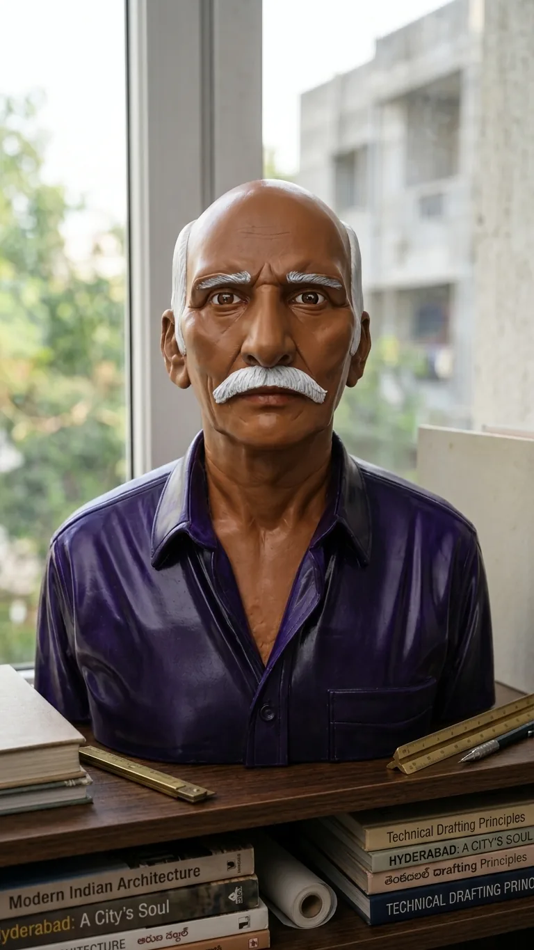 Custom Photo Bust, Hand-Painted Statue