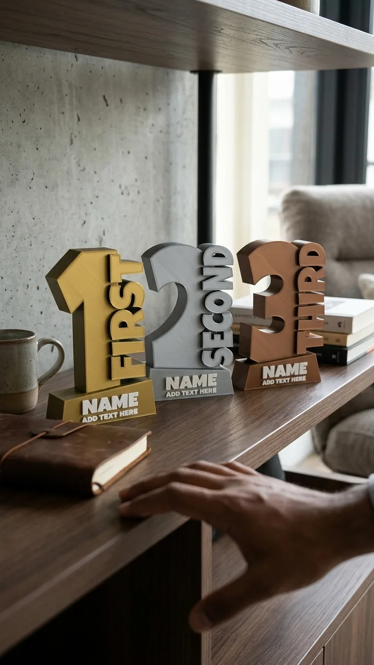 Custom Trophies with Name – 1st, 2nd & 3rd Place Event Awards thumbnail 4