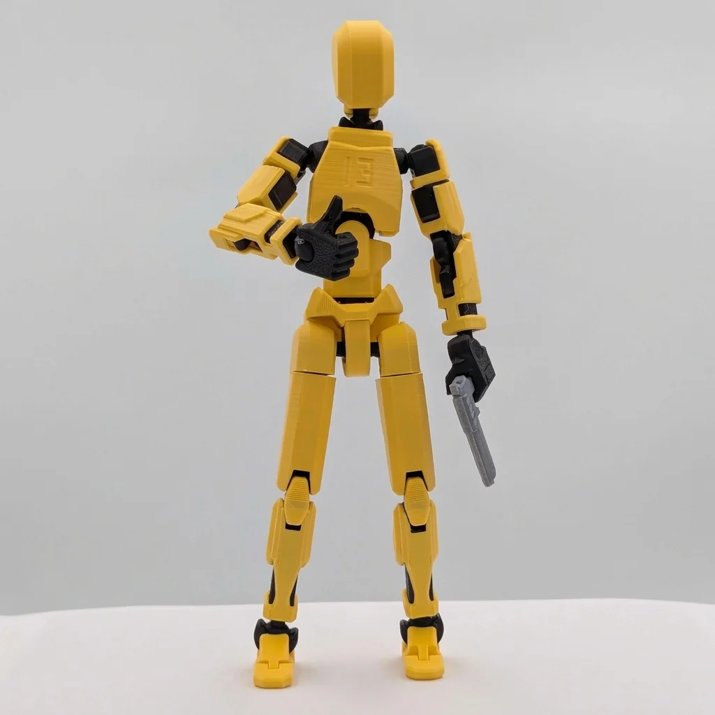 Articulated Robot Action Figure – Poseable 3D Printed Desk Toy