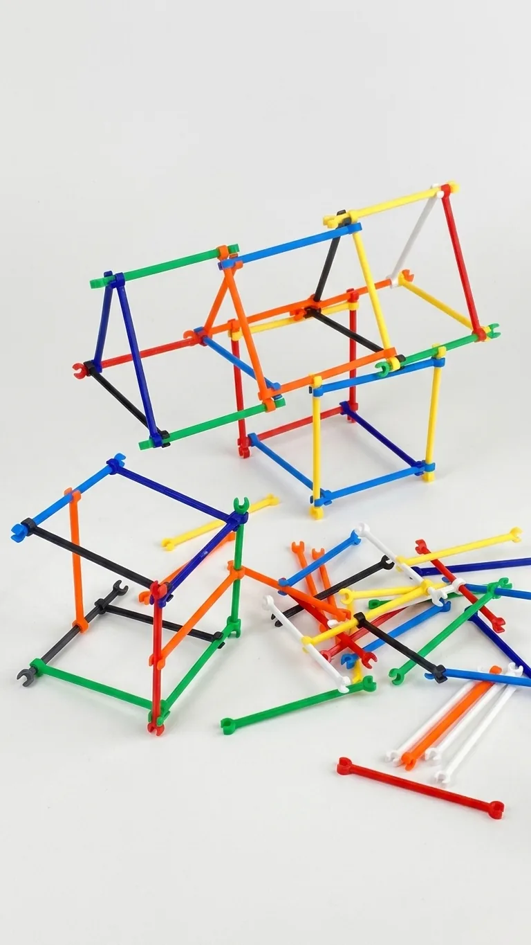 STEM Building Bars Construction Set of 20 – 3D Printed Educational Toy gallery image 2